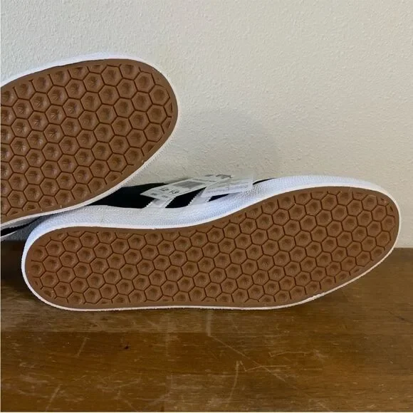 adidas Gazelle ADV Suede Black/White Skateboarding Sneakers Shoes - Picture 8 of 8